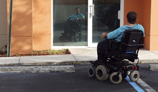 Man in wheelchair